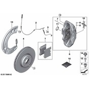BMW Disc Brake Caliper - Genuine BMW 34106888630