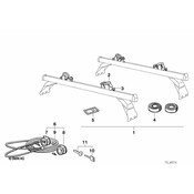 BMW Rubber-Fastener For Surfboard Carrier (4 Stuck) - Genuine BMW 82129413114