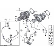BMW Turbocharger - Genuine BMW 11657887117