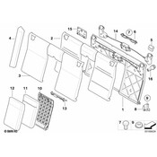 BMW Folding Seat Latch Release Handle - Genuine BMW 52209113046