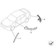 BMW Reflector Panel - Genuine BMW 63147463976