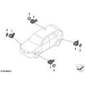 BMW Parking Aid Sensor - Genuine BMW 66209826983