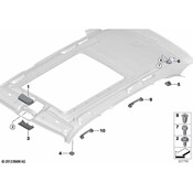 BMW Console Trim Panel - Genuine BMW 51447848993