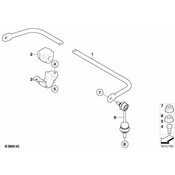 BMW Suspension Stabilizer Bar - Genuine BMW 33506770341