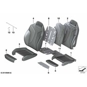 BMW Seat Cushion Pad - Genuine BMW 52107444789