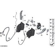 BMW Cover Door Opener (Black) - Genuine BMW 51417267051