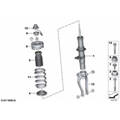 BMW Suspension Strut - Genuine BMW 31307856900