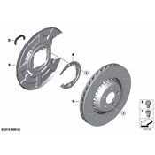 BMW Protection Plate Right - Genuine BMW 34212284434