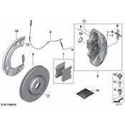 BMW Disc Brake Caliper - Genuine BMW 34108844347