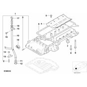 BMW Oil Pan Upper - Genuine BMW 11137513374