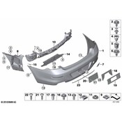 BMW Mount Rear Right - Genuine BMW 51127223166
