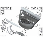 BMW Interior Door Pull Handle - Genuine BMW 51417467632