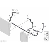 BMW Radiator Coolant Hose - Genuine BMW 17127584560