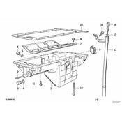 BMW Oil Pan - Genuine BMW 11131247995