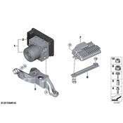 Mini ABS Control Module - Genuine Mini 34525A374A4