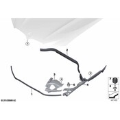 BMW Hood Seal - Genuine BMW 51767397491