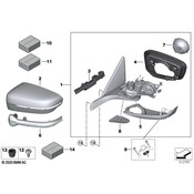 BMW Door Mirror Trim Ring - Genuine BMW 51167444265