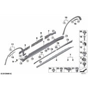 BMW Wheel Arch Molding - Genuine BMW 51777332338