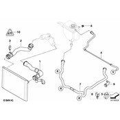 BMW Coolant Hose - Genuine BMW 17127519259