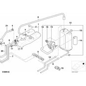 BMW Fuel System Expansion Tank - Genuine BMW 16131183814