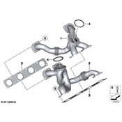 BMW Exhaust Manifold - Genuine BMW 11627843780