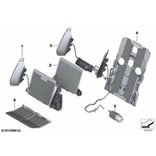 BMW Seat Back Recliner Adjustment Handle - Genuine BMW 52107473988