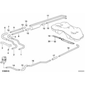 BMW Fuel Line - Genuine BMW 16121183218