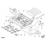 MINI Seat Trim Panel Cap - Genuine MINI 52102751370