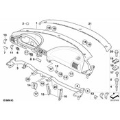 BMW Covering For Fog Beam Switch - Genuine BMW 61318357676