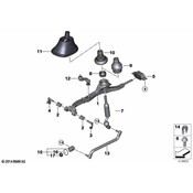 BMW Manual Transmission Shift Bushing - Genuine BMW 25118614288