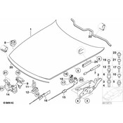 BMW Catch Bracket - Genuine BMW 51237180001