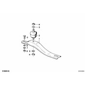 BMW Rubber Mounting - Genuine BMW 23711246004