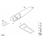 BMW Cover Centre Console - Genuine BMW 51167053109