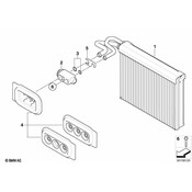 BMW AC Evaporator Core - Genuine BMW 64116806555