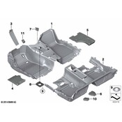 BMW Foam Insert Footwell Front Right - Genuine BMW 51477221932