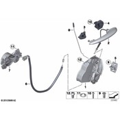 MINI Interior Door Handle - Genuine MINI 51219800938