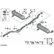 BMW Exhaust Tail Pipe Tip - Genuine BMW 18308631955