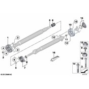 BMW Drive Shaft Center Support Bearing - Genuine BMW 26128678636