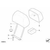 BMW Headrest Cover - Genuine BMW 52107219526