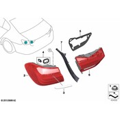 BMW Tail Light Gasket - Genuine BMW 63217441796