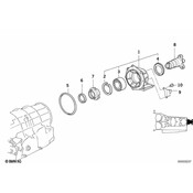 BMW Output Flange - Genuine BMW 24207509505