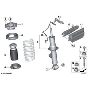 BMW Suspension Shock Absorber - Genuine BMW 37106893782