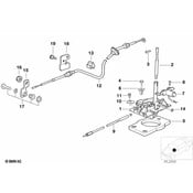 BMW Selector Lever (Zf) - Genuine BMW 24511218678