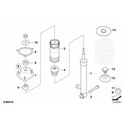 BMW Additional Damper Rear - Genuine BMW 33536778119