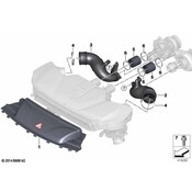 BMW Engine Air Intake Hose - Genuine BMW 13718071643