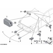BMW Impact Sensor Center - Genuine BMW 65779159313