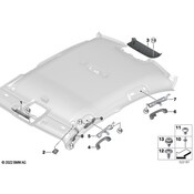 BMW Roof Opening Trim - Genuine BMW 51448093912