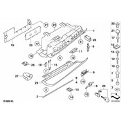 BMW Key Bracket - Genuine BMW 51167154918