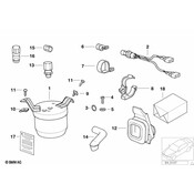 BMW Bowden Cable Leg-Room (A=Rot - B=Grun) - Genuine BMW 64118368472