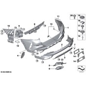 BMW Grille - Genuine BMW 51128092246